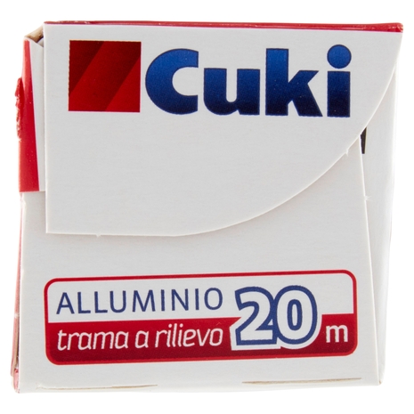 Cuki Alluminio Conserva e Cuoce trama a rilievo 16+4 m = 20 m